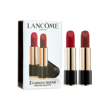Huulepulkade komplekt Lancome L'Absolu Rouge, 290 Drama, 2 x 3,4 g