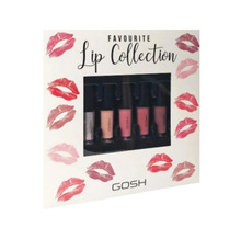 Vedelate huulepulkade komplekt Gosh Favorite Lip Collection Liquid Lipstick, 5 tk