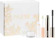 Näomeigikomplekt Paese Perfect Set, 10 ml ripsmetušš + 30 ml niisutav kreem + 7,5 ml huuleläige
