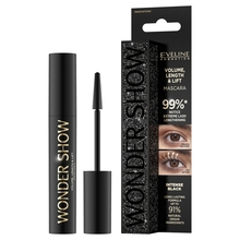 Ripsmetušš Eveline Cosmetics Wonder Show, Intensive Black, 7ml