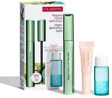 Kingikomplekt Clarins Supra Lift & Curl, ripsmetušš 8 ml, meigieemaldaja 30 ml, huuleläige 5 ml