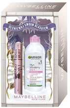 Ripsmetušš Maybelline Lash Sensational Sky High, must, 7,2 ml + Garnier Skin Naturals mitsellaarvesi 3-in-1, 400 ml