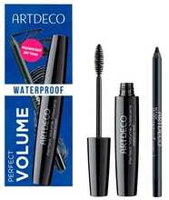 Ripsmetušš Artdeco Perfect Volume Mascara Waterproof & Liner Set, 10 ml + 1,2 g