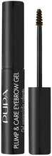 Kulmugeel Pupa Milano Plump&Care, 002 Brown, 3 ml