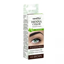 Kulmupulber VENITA Henna Color Powder, 4.0 Brown, 4 g