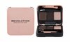 Kulmupalett Makeup Revolution Brow Sculpt, Dark Brown, 2,2 g