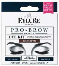 Kulmuvärv Eylure Pro-Brow Dybrow, Dark Brown, 1 komplekt