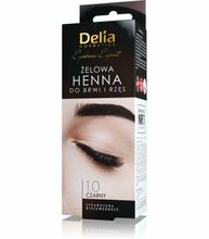 Kulmu- ja ripsmevärv Delia Cosmetics Henna, 1.0 Black, 30 ml