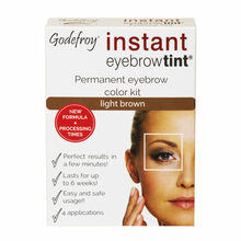 Kulmude värvimiskomplekt Godefroy Instant Eyebrow Tint, Light Brown, 1 tk
