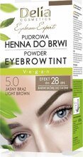 Kulmuvärv Delia Cosmetics Eyebrow Expert Tint Henna, helepruun, 4 g
