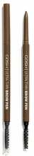 Kulmupliiats Gosh Ultra Thin Brow Pen, 002 Grey Brown, 0,35 g