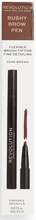 Kulmupliiats Makeup Revolution London Bushy Brow Pen, Dark Brown, 0,5 ml