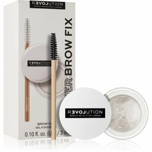 Kulmugeel Makeup Revolution Power Brow Fix, Clear, 3 ml