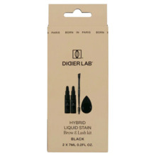 Kulmude ja ripsmete värvimise komplekt Didier Lab Hybrid Liquid Stain Brow & Lash Kit, Black, 2x7 ml