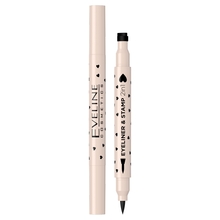 Silmalainer Eveline Eyeliner & Stamp, 01 Heart, 1,2 g