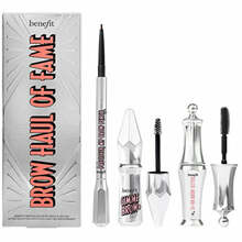 Kulmude meigikomplekt Benefit Brow Haul of Fame Gift Set, 3, helepruun