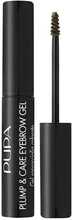 Kulmugeel Pupa Plump&Care Eyebrow Gel, 001 Blonde, 3 ml