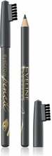 Kulmupliiats Eveline Eyebrow Pencil, Grey, 1 g