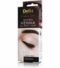 Kulmu- ja ripsmevärv Delia Cosmetics Henna, 3.0 Dark Brown, 30 ml
