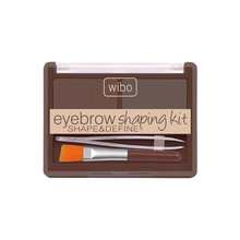 Kulmude kujundamise komplekt Wibo Shape&Define Eyebrow Shaping Kit, Dark, 1 tk