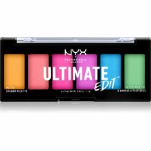 Lauvärvipalett Nyx Professional Makeup Ultimate Edit Petite Shadow, 02 Brights, 6x1.2 g