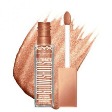 Vedela koostisega lauvärv NYX Professional Makeup Ultimate Glow Shots, 08 Twisted Tangerine, 7.5 ml