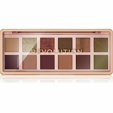 Lauvärvipalett Makeup Revolution The Eternal Icon Green, 12 tooni, 8 g