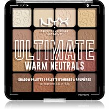 Lauvärvipalett NYX Professional Makeup Ultimate Shadow Palette, Warm Neutrals, 16x0.8 g