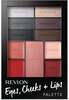 Kosmeetikakomplekt Revlon Eyes Cheeks Lips Palette, 200 Seductive Smokies, 15.64 g