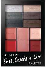 Kosmeetikakomplekt Revlon Eyes Cheeks Lips Palette, 200 Seductive Smokies, 15.64 g