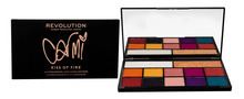 Põsepunade ja lauvärvide palett Makeup Revolution London X Carmi Kiss Of Fire, 27 g