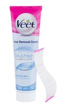 Depilatsioonikreem Veet Silk & Fresh tundlikule nahale, 100 ml