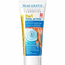 Depilatsioonikreem tundlikule nahale Eveline Botanic Therapy Total Action 8in1, 200 ml