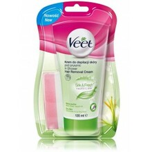 Depilatsioonikreem Veet Silk & Fresh Dry Skin Experience, 135 ml