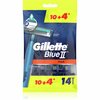 Ühekordsed pardlid meestele Gillette Blue II Plus, 14 tk