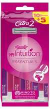 Ühekordsed pardlid naistele Wilkinson My Intuition Extra2 Essentials, 15 tk