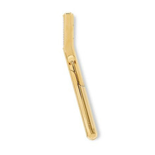 Raseerija näo ja kulmude jaoks Leaf Shave Dermaplaner, Gold