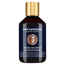 Šampoon ja palsam habemele Raw Naturals, 250 ml
