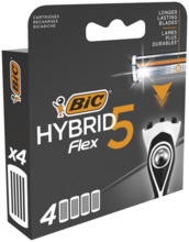 Raseerija terad Bic Hybrid Flex 5, 4 tk