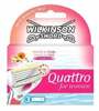 Vahetusterad Wilkinson Sword Quattro For Women, 3 tk