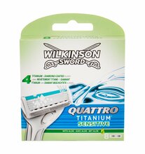 Raseerimisterad Wilkinson Sword Quattro Titanium Sensitive, 8 tk