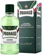 Värskendav aftershave losjoon Proraso Green Line, 400 ml