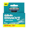 Vahetusterad Gillette Mach3 Fresh Clean, 4 tk