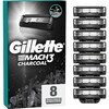 Vahetusterasid meestele Gillette Mach3 Charcoal, 8 tk