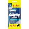 Ühekordsed raseerijad Gillette Blue II Plus, 6 tk