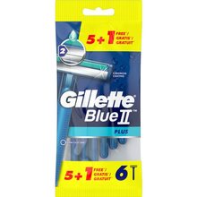 Ühekordsed raseerijad Gillette Blue II Plus, 6 tk