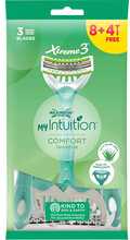 Ühekordsed raseerijad naistele Wilkinson Sword My Intuition Comfort Sensitive, 12 tk