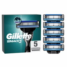Asendusterad Gillette Mach3, 5 tk