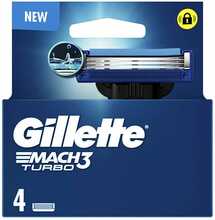 Raseerija terad Gillette Mach3 Turbo, 4 tk