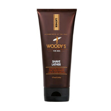 Habemeajamiskreem Woodys Shave Lather, 177 ml